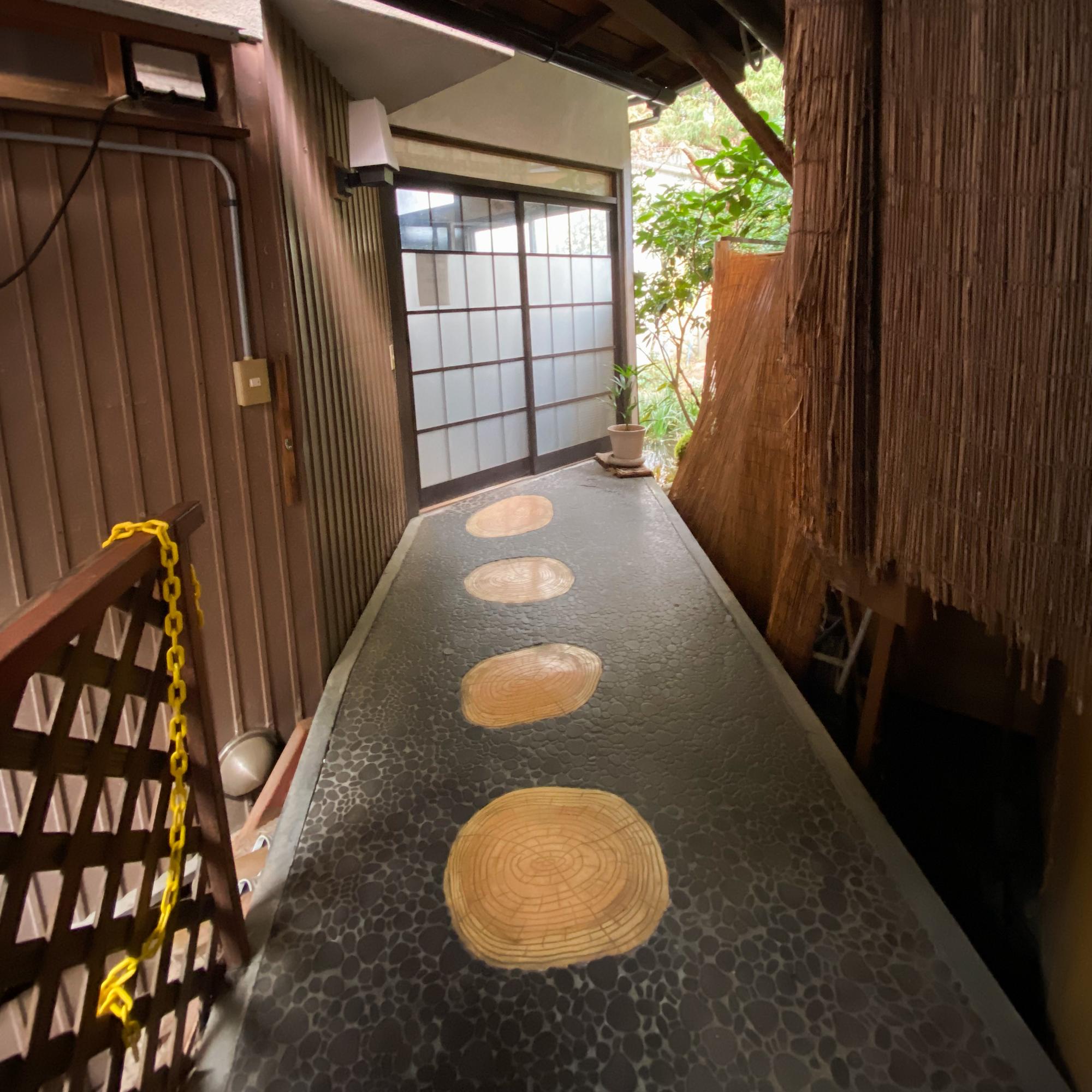 浴場までの通路