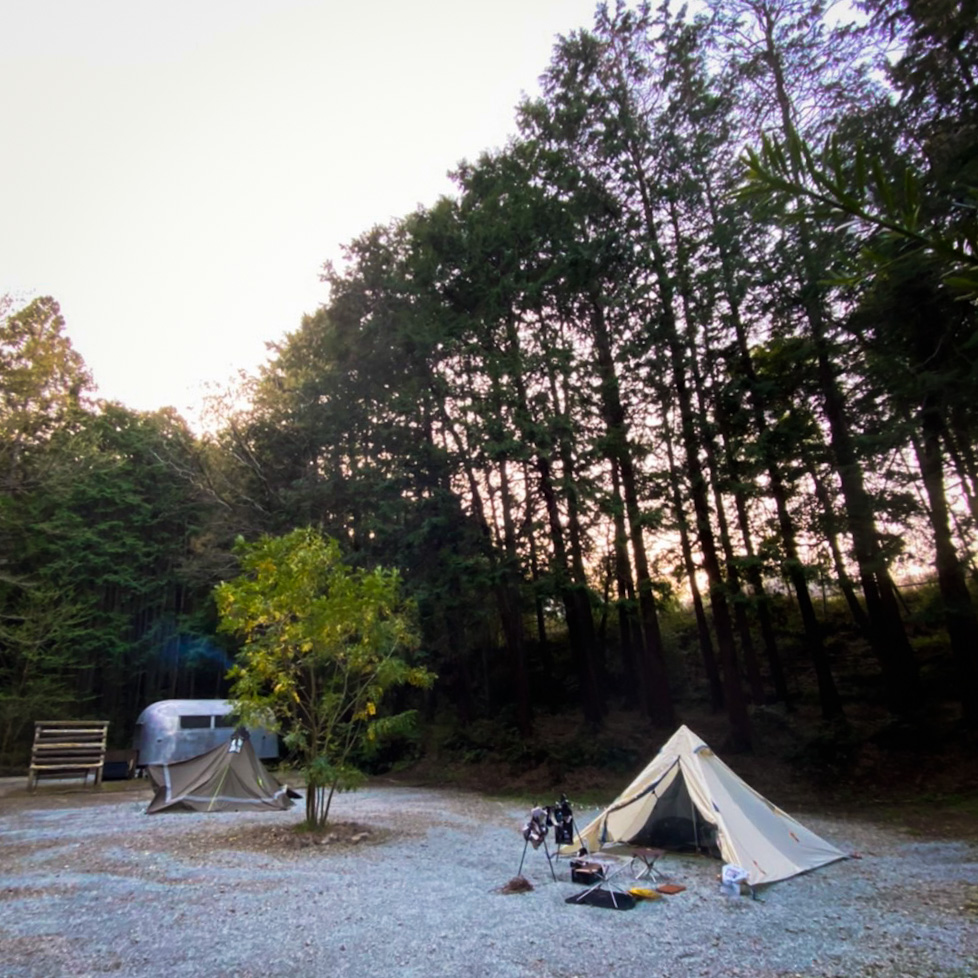 1日５組限定！七沢の森の隠れ家のようなキャンプ場「TINY CAMP VILLAGE」